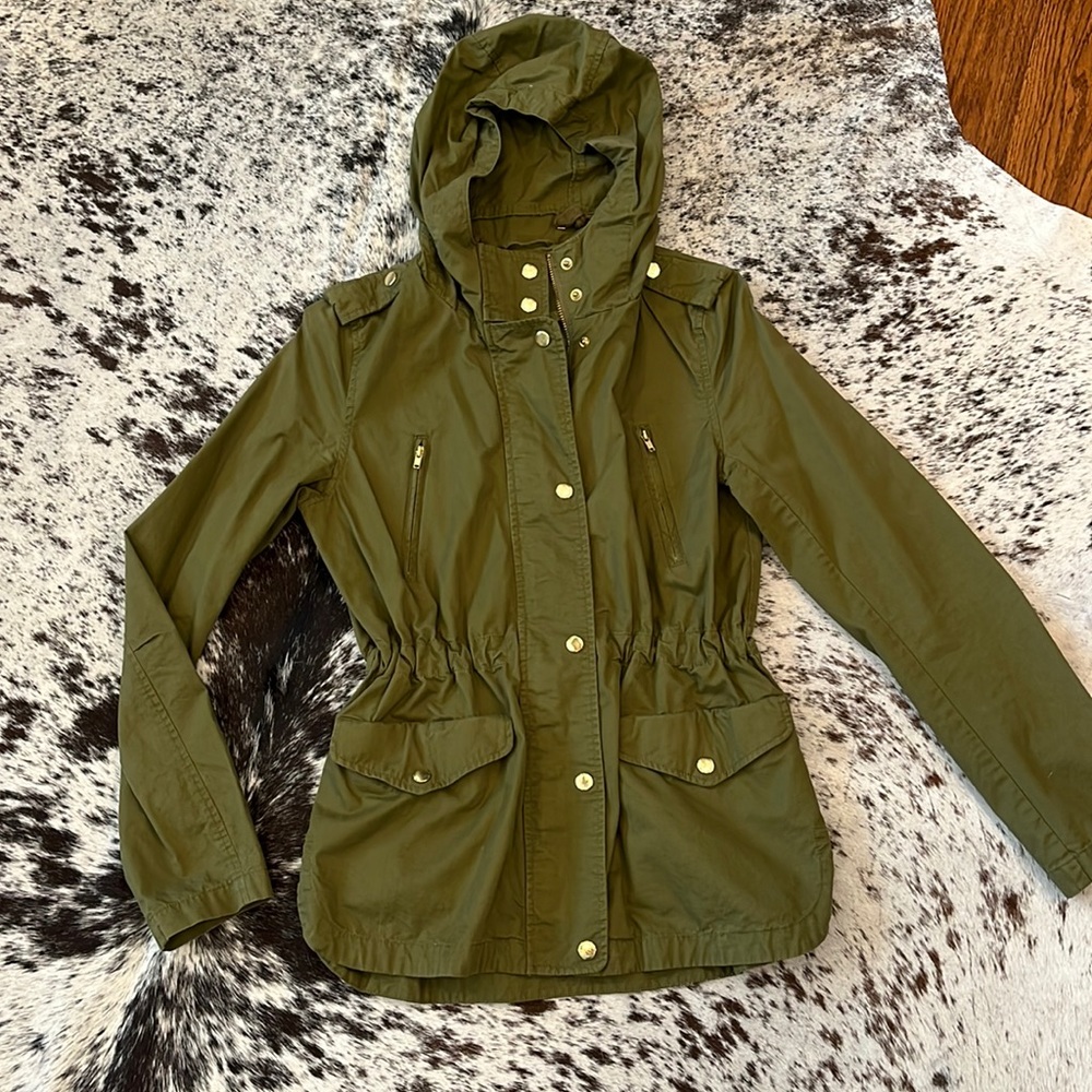 Green jacket. Great condition